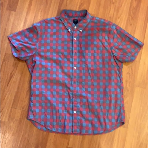 J Crew button down short sleeve shirt - Picture 1 of 4
